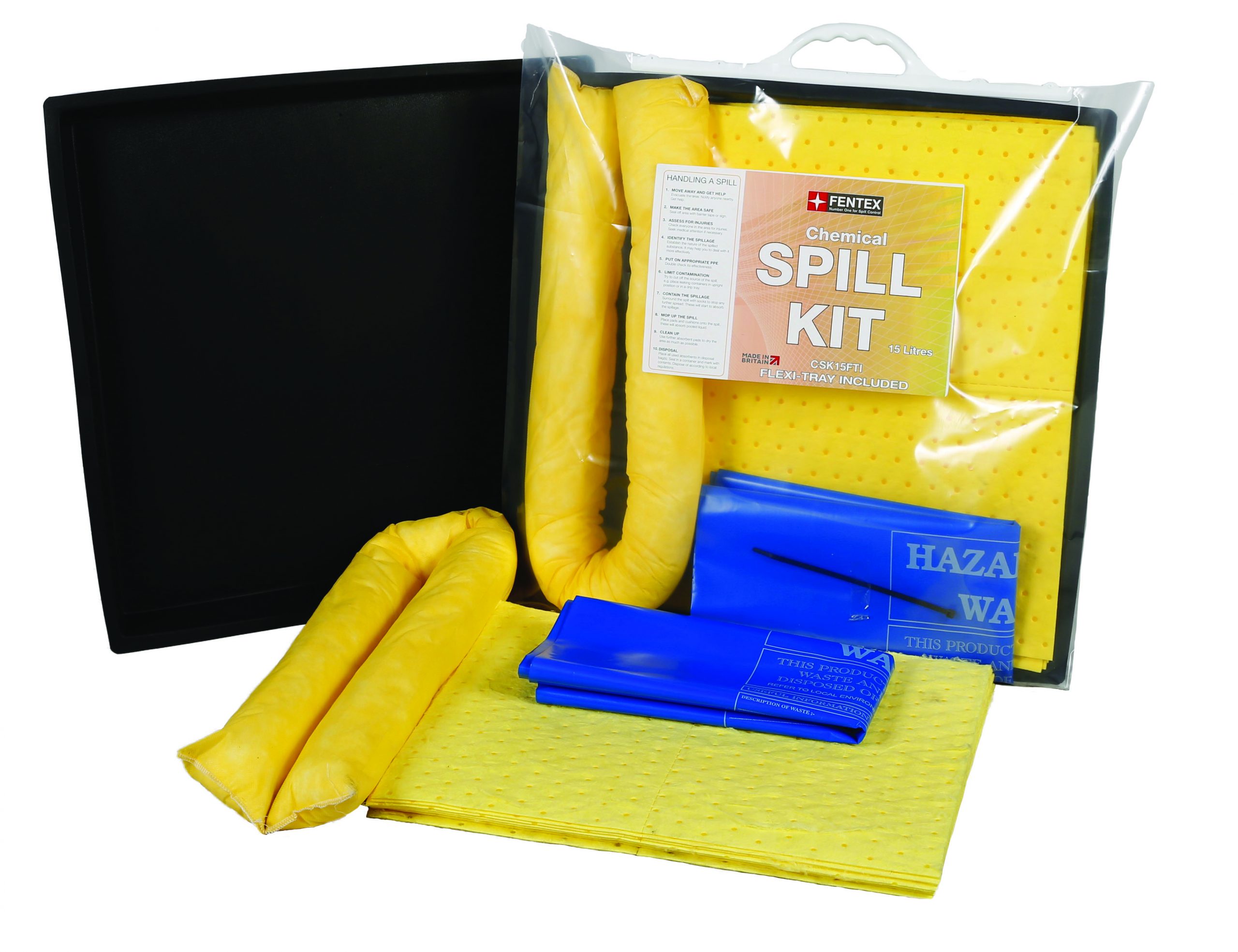 15 Litre Chemical Spill Kit