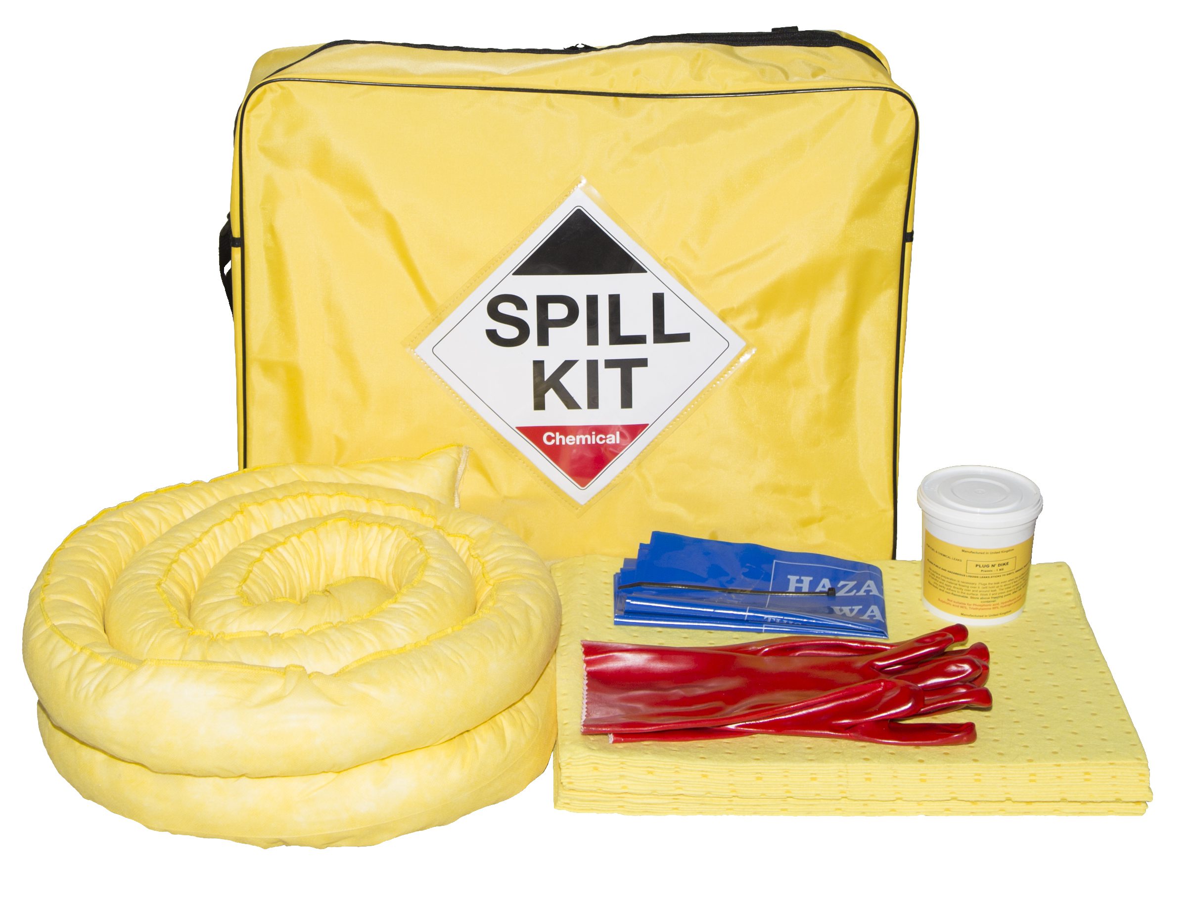 Chemical Oil Spill Kit in Shoulder Bag 50 Litre