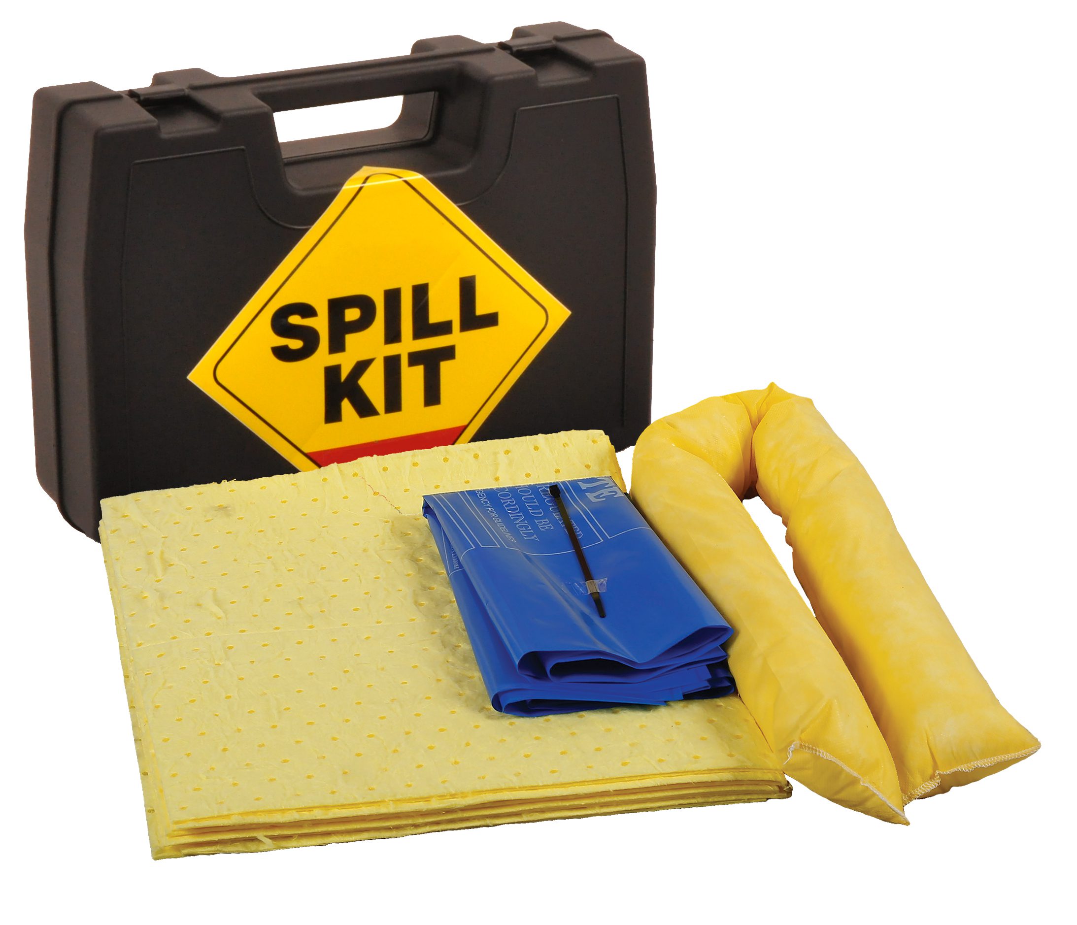 Chemical Spill Kit in Hard Carry Case Oil and Fuel Spill Kits Oil