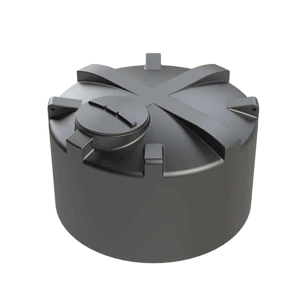 3000 Litre Low Profile Above Ground NonPotable Water Tank Oil and