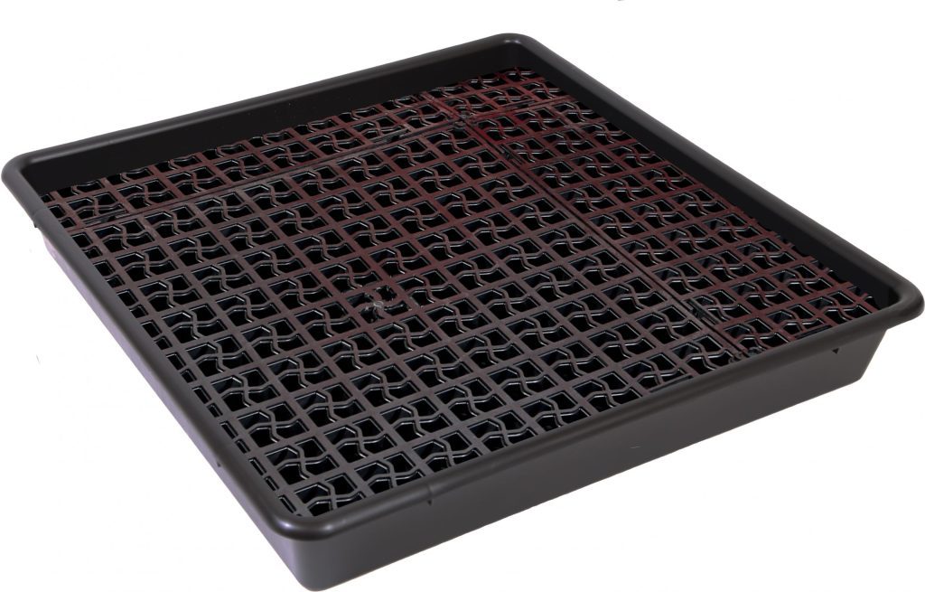 4 × 25L drum tray with container stand - Oil and Fuel Spill Kits | Oil ...