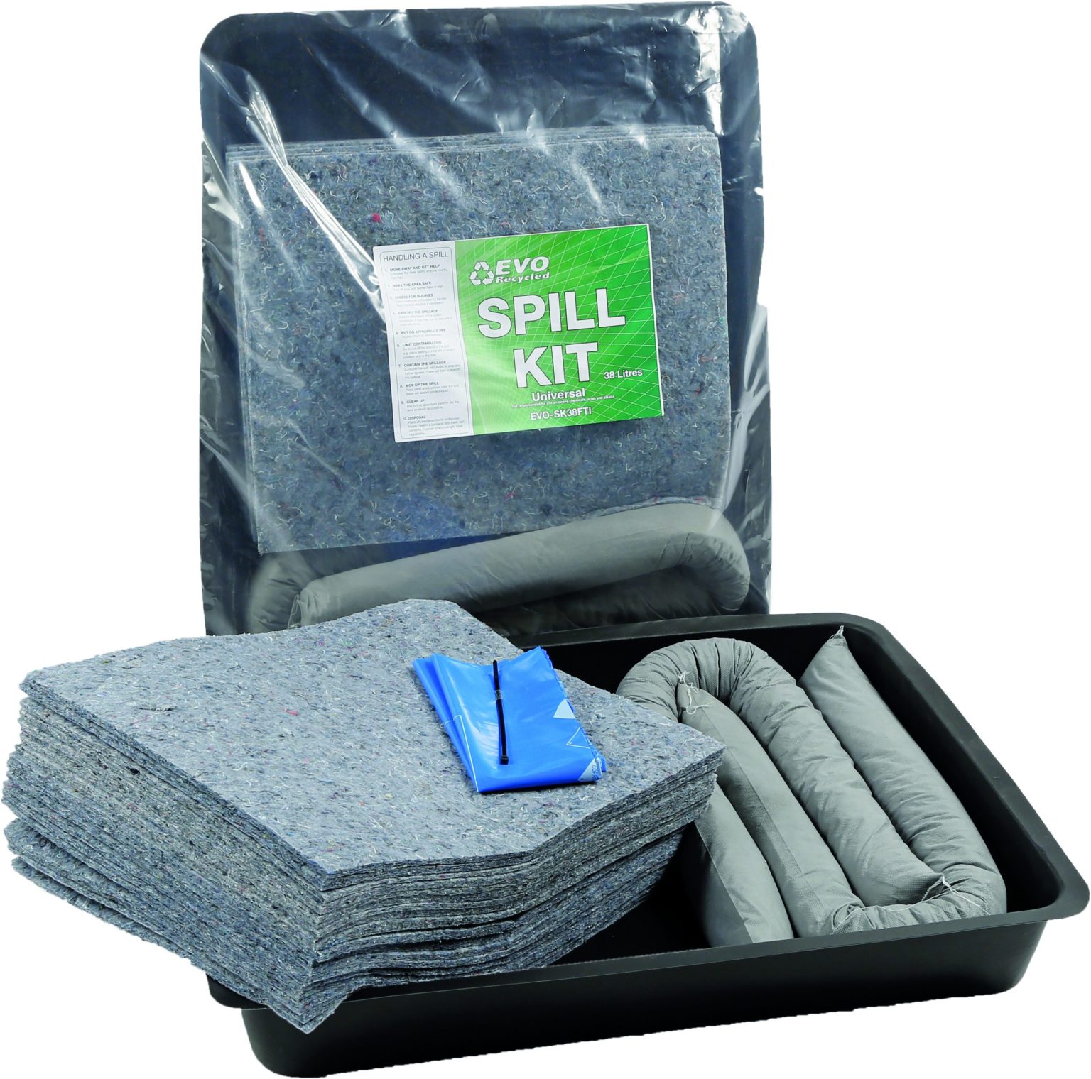 40 Litre EVO Spill Kit with FlexiTray Oil and Fuel Spill Kits Oil