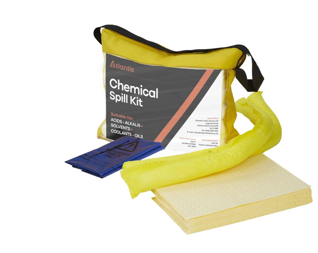Chemical Absorbent Spill Kit 50 Litre Holdall Bag Oil and Fuel Spill
