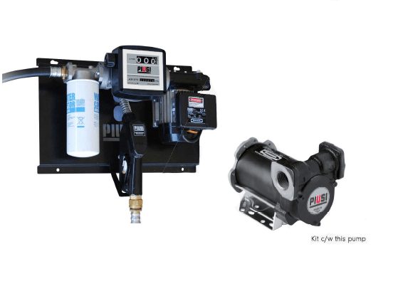 12v BP3000 45 LPM Piusi Pump Kit c/w Flow Meter (for DIS range)