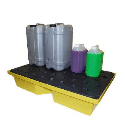 General Purpose Spill Tray, 63ltr bund (with grid)