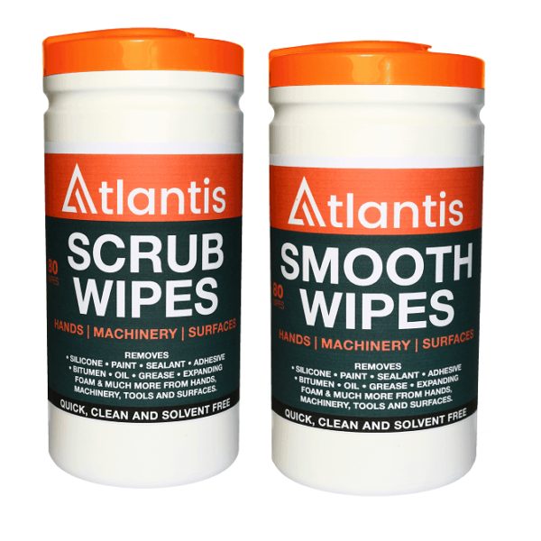 Atlantis SMOOTH & SCRUB Hand & Machinery Wipes