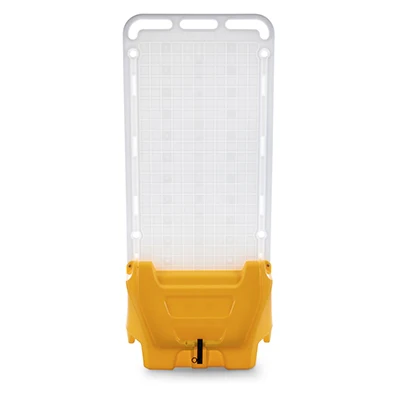 SitePoint mobile display and storage unit Yellow